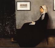 James Abbott McNeil Whistler, Arrangement in Gray and Bloack No.1;Portrait of the Artist's Mother